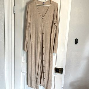 Old Navy maxi button down dress